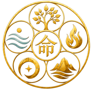 Ming Elements five-element emblem mobile logo